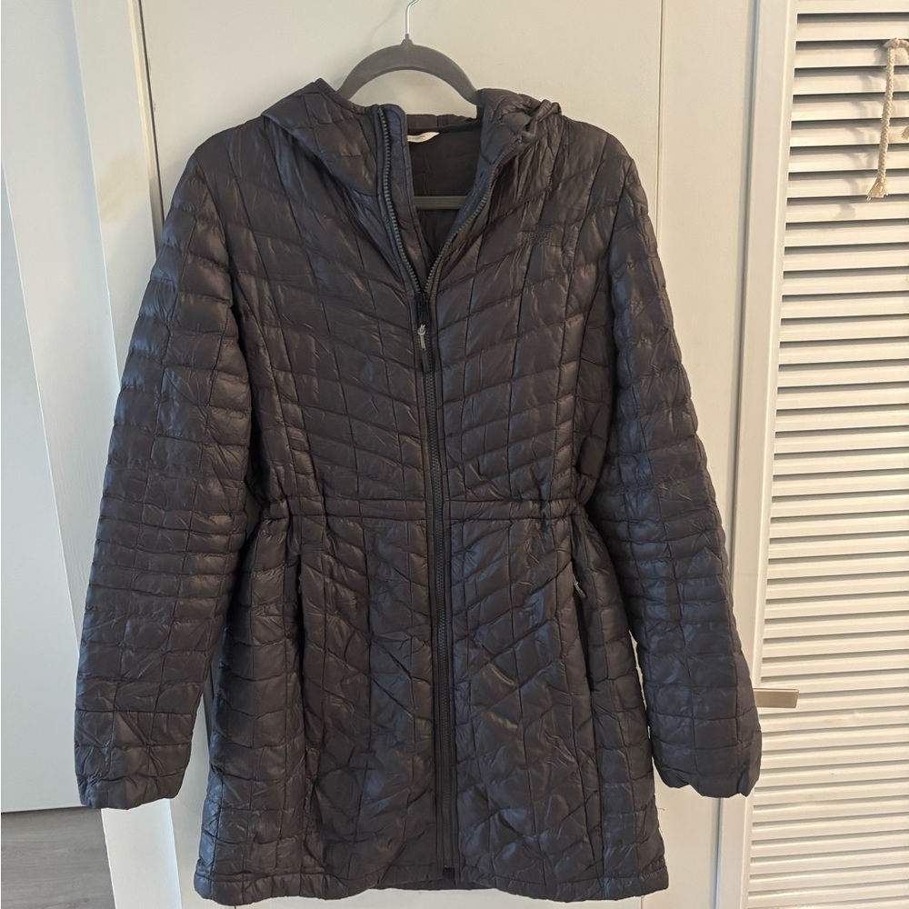 The North Face Gray Quilted Thermoball Parka